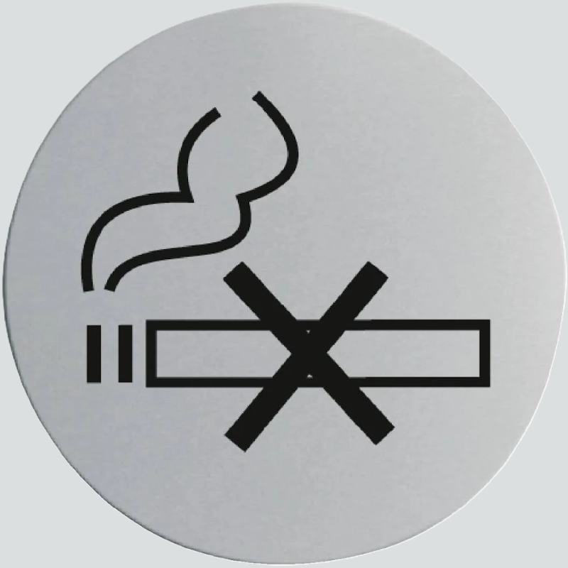 Door No Smoking Sign